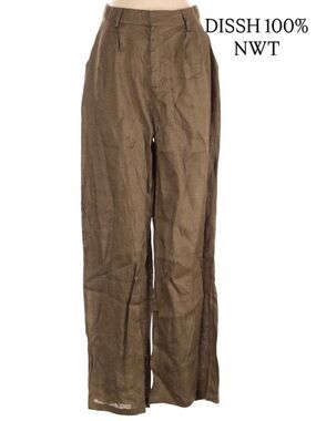 DISSH Norah Olive Linen Pants